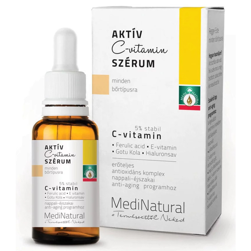 Medinatural Aktív C-vitamin szérum - 30ml 1 Medinatural Aktív C-vitamin szérum - 30ml