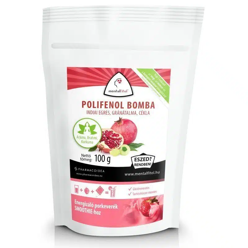 Mentalfitol Polifenol bomba őrlemény - 100g 1 Mentalfitol Polifenol bomba őrlemény – 100g