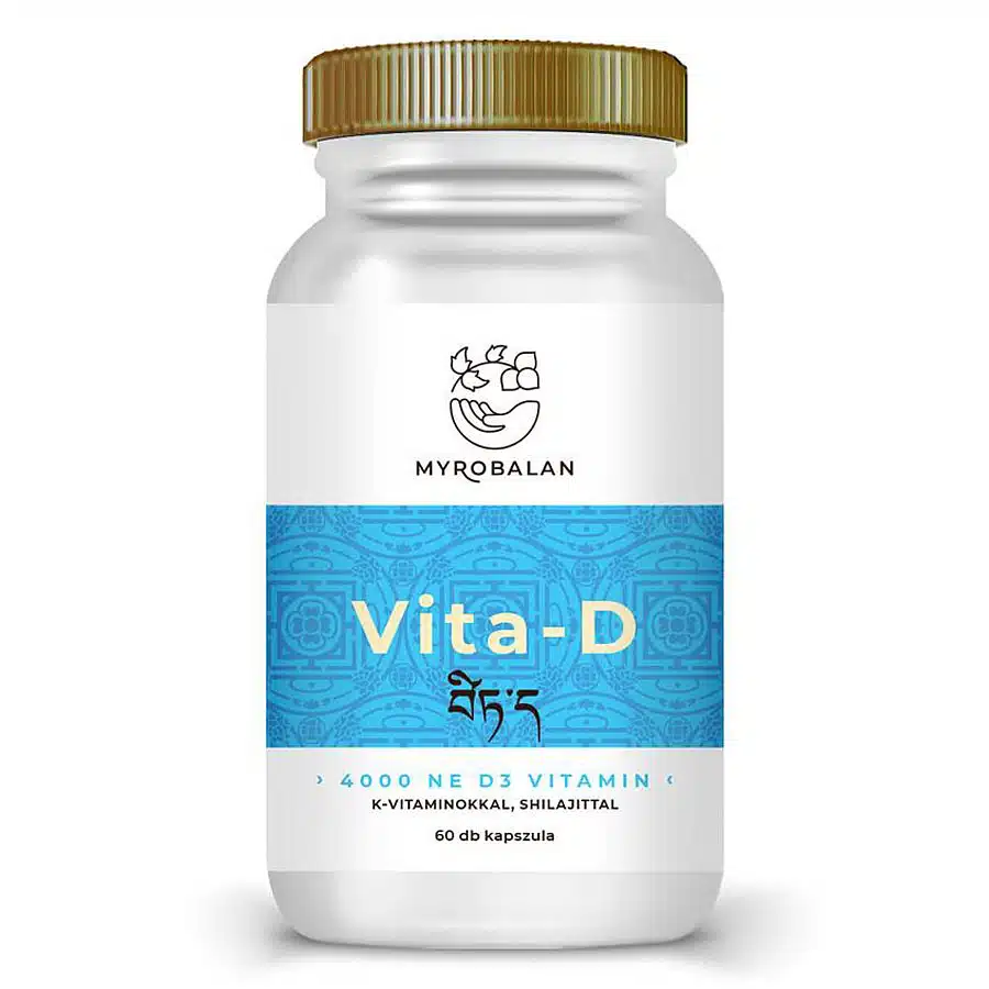 Myrobalan Vita-D 4000NE+K1+K2-vitamin kapszula - 60db 1 Myrobalan Vita-D 4000NE+K1+K2-vitamin kapszula - 60db