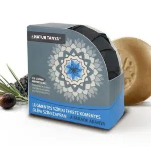 Natur Tanya-Najel fekete köményes szíriai Oliva színszappan - 100g