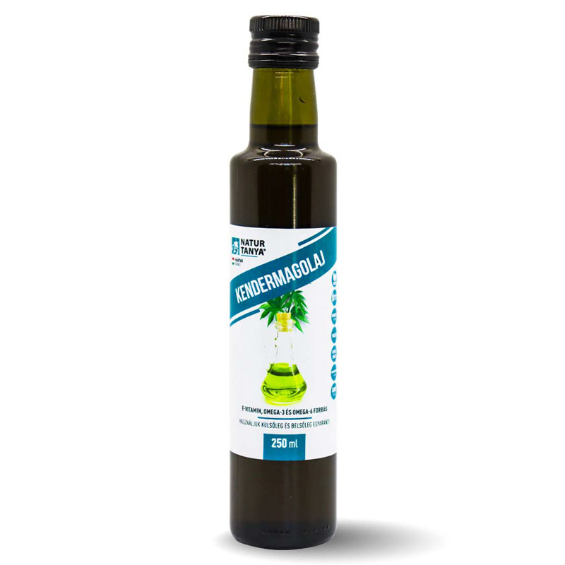 Natur Tanya Kendermagolaj - Prémium minőség, hideg sajtolással - 250ml 1 Natur Tanya Kendermagolaj - Prémium minőség, hideg sajtolással - 250ml