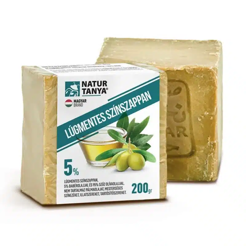 Natur Tanya-Najel Lúgmentes színszappan - 5% Babérfaolaj és 95 % Olívaolaj - 200g 1 Natur Tanya-Najel Lúgmentes színszappan - 5% Babérfaolaj és 95 % Olívaolaj - 200g