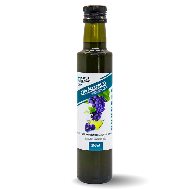 Natur Tanya Szőlőmagolaj - Hidegsajtolással készült - 250ml 1 Natur Tanya Szőlőmagolaj - Hidegsajtolással készült - 250ml