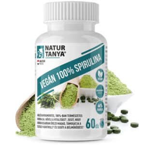 Natur Tanya Vegán 100% Spirulina tabletta - 60db