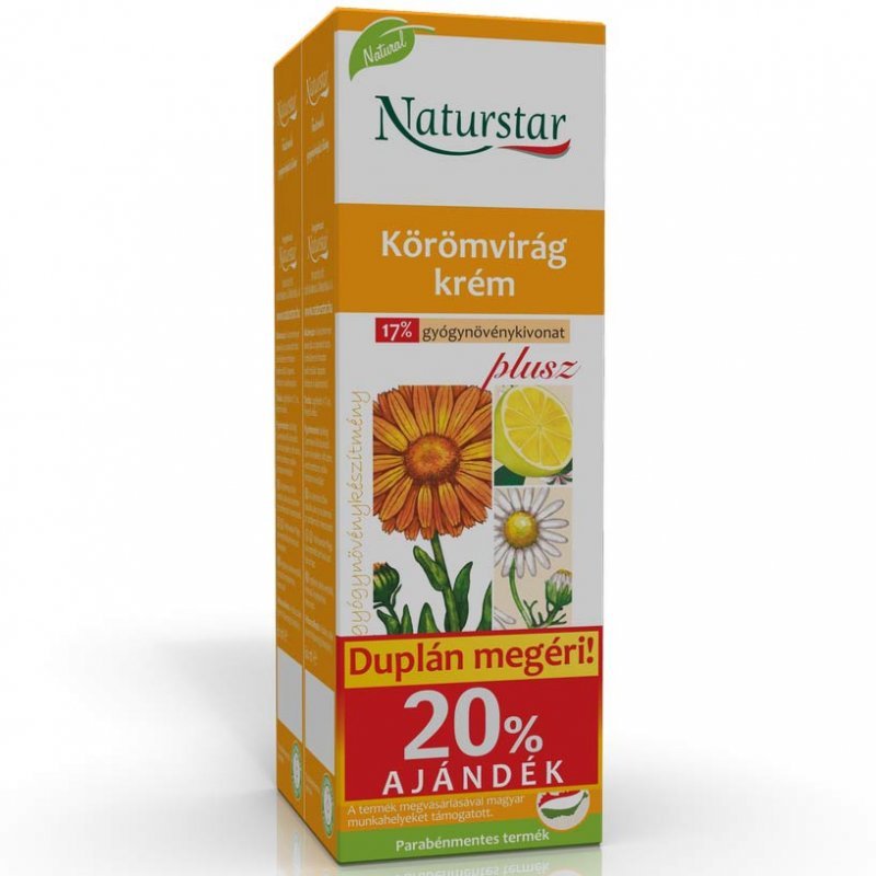 Naturstar Körömvirág Plusz Dupla krém - 2x60ml 1 Naturstar Körömvirág Plusz Dupla krém