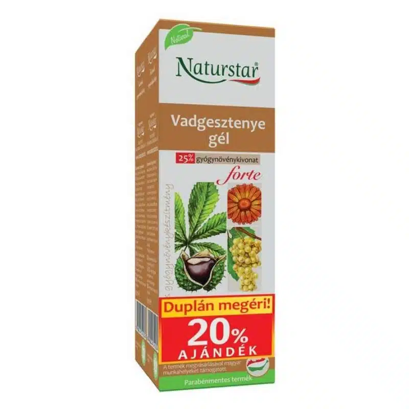 Naturstar Vadgesztenye Forte Dupla gél - 2x60ml 1 Naturstar Vadgesztenye Forte Dupla gél