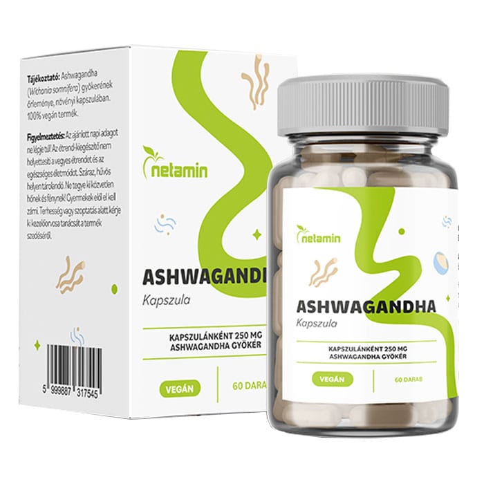 Netamin Ashwagandha kapszula - 60db 1 Netamin Ashwagandha kapszula - 60db