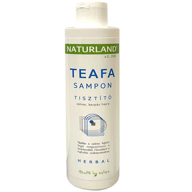 Naturland Herbál Teafaolajos sampon - 200ml 1 Naturland Herbál Teafaolajos sampon - 200ml