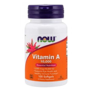 Now A-vitamin 10000IU lágyzselatin kapszula - 100db