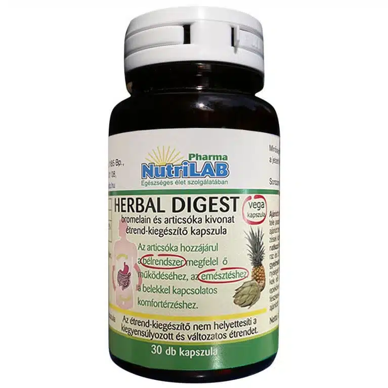 Nutrilab Herbal Digest kapszula - 30db 1 Nutrilab Herbal Digest kapszula - 30db