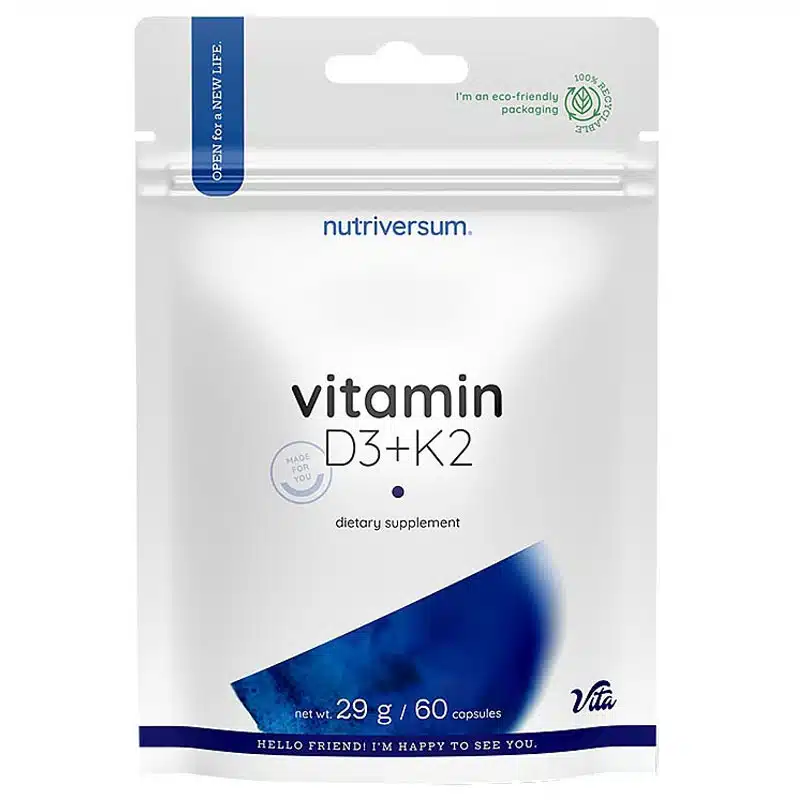 Nutriversum D3+K2 vitamin kapszula - 60db 1 Nutriversum D3+K2 vitamin kapszula - 60db