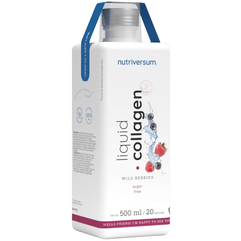 Nutriversum FLOW Collagen Liquid 10.000mg Sugar Free erdei gyümölcs - 500ml 1 Nutriversum FLOW Collagen Liquid 10.000mg Sugar Free erdei gyümölcs - 500ml