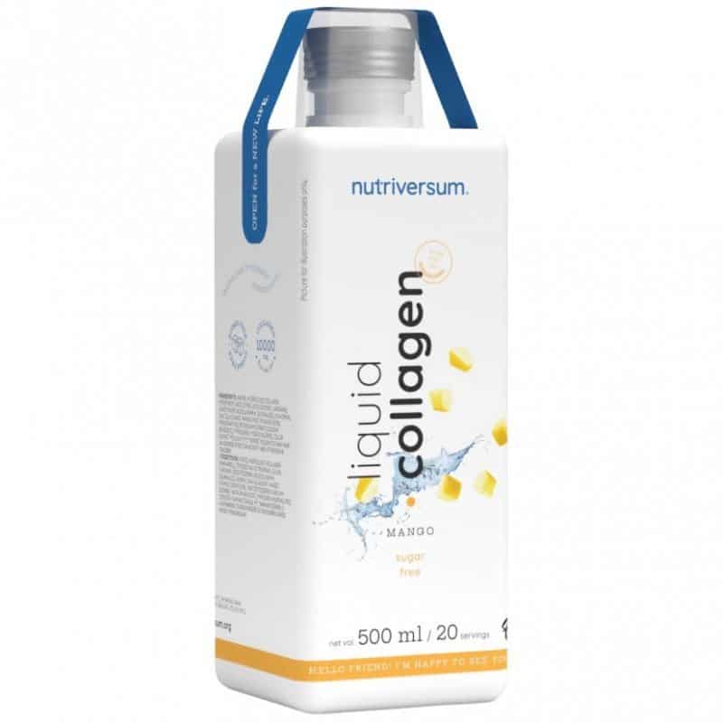 Nutriversum FLOW Collagen liquid 10.000 mg Sugar Free mangó ital - 500ml 1 Nutriversum FLOW Collagen liquid 10.000 mg Sugar Free mangó ital
