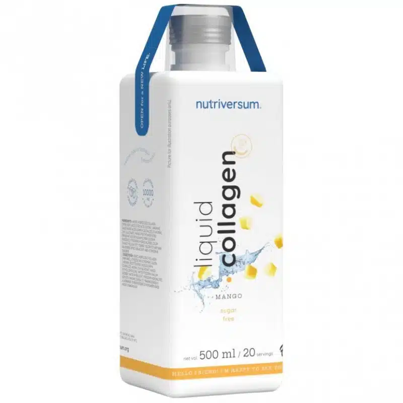 Nutriversum FLOW Collagen liquid 10.000 mg Sugar Free mangó ital - 500ml 1 Nutriversum FLOW Collagen liquid 10.000 mg Sugar Free mangó ital