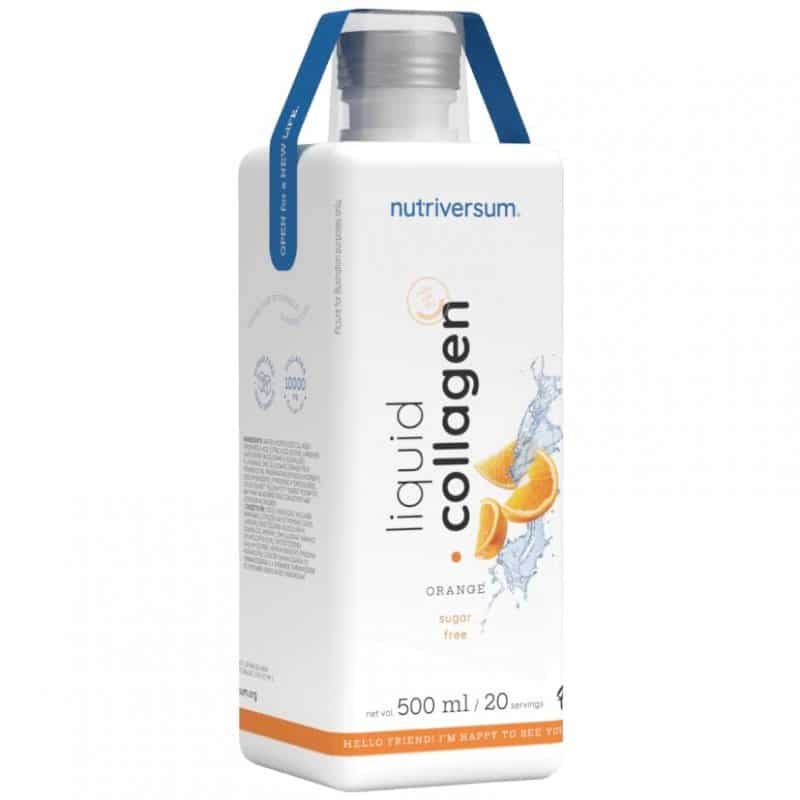 Nutriversum FLOW Collagen liquid 10.000 mg Sugar Free narancs ital - 500ml 1 Nutriversum FLOW Collagen liquid 10.000 mg Sugar Free narancs ital