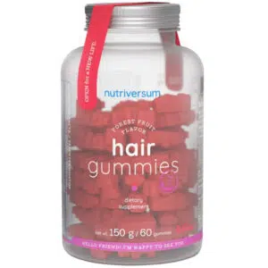 Nutriversum Hair Gummies áfonya-málna gumivitamin - 60db
