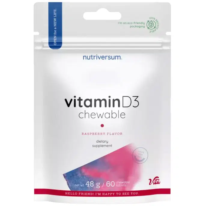 Nutriversum D3-vitamin rágótabletta - 60db 1 Nutriversum D3-vitamin rágótabletta - 60db