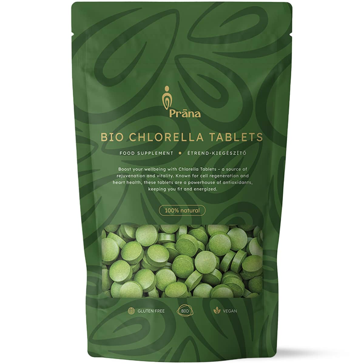 Prana Bio Chlorella tabletta - 125g 1 Prana Bio Chlorella tabletta - 125g