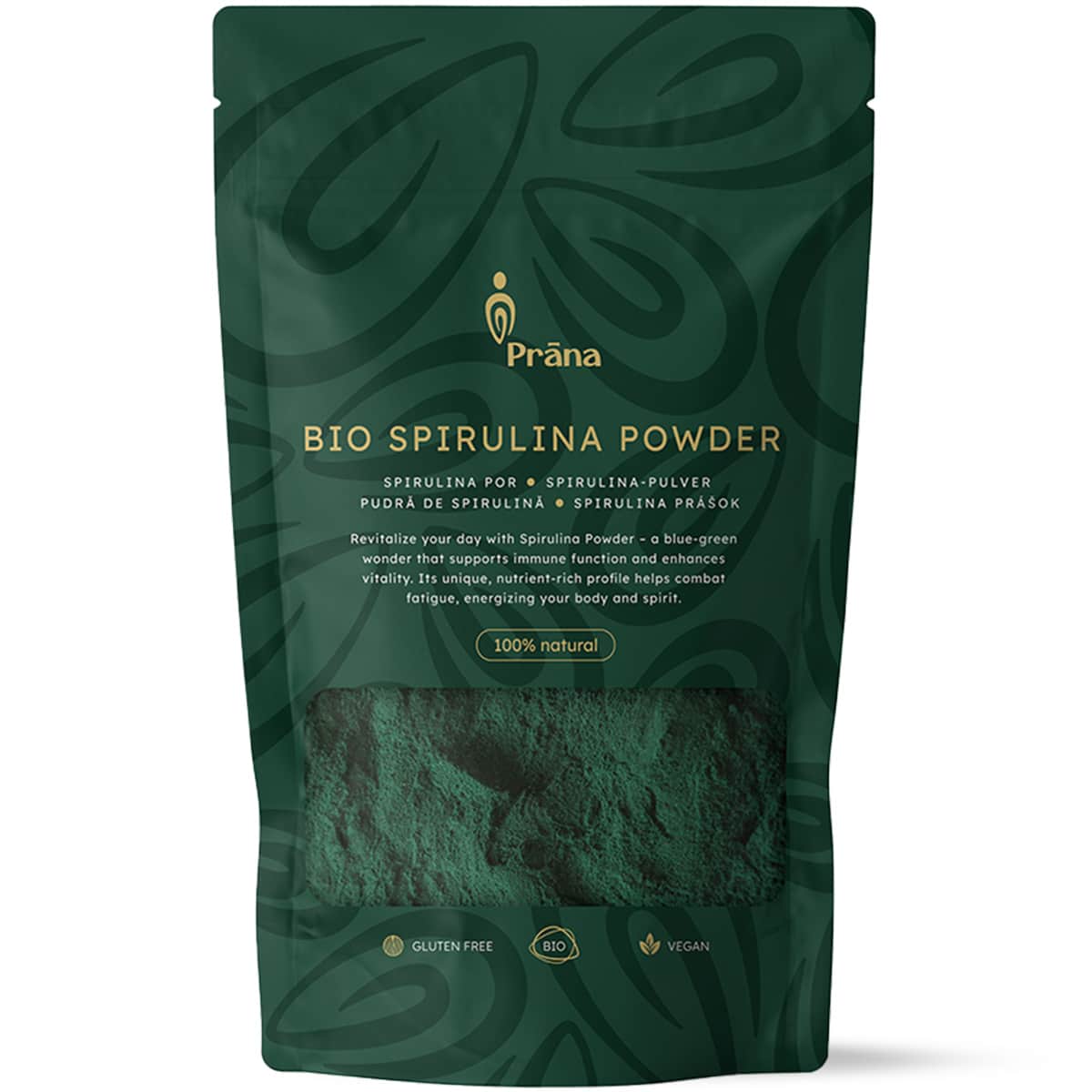 Prana Bio Spirulina alga por - 125g 1 Prana Bio Spirulina alga por - 125g