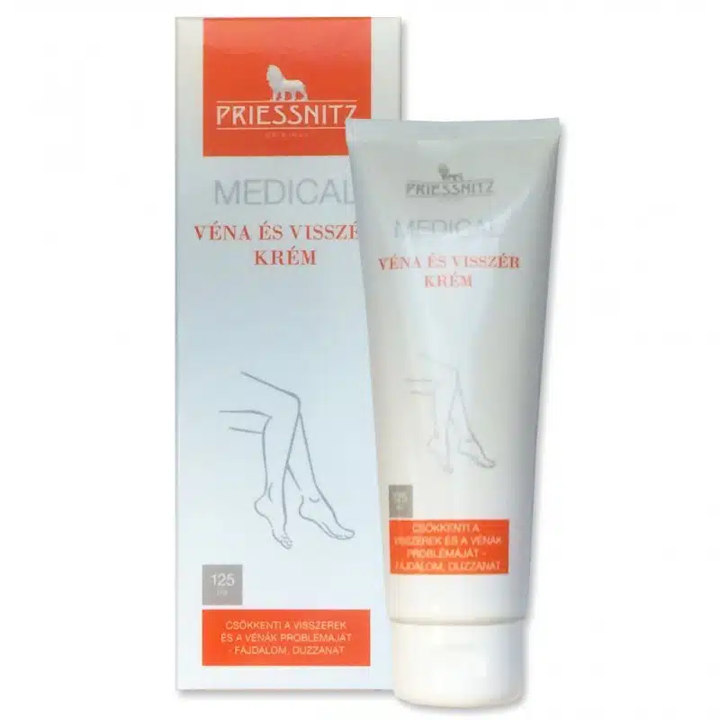Priessnitz Vein véna és visszér krém - 125ml 1 Priessnitz Vein véna és visszér krém - 125ml
