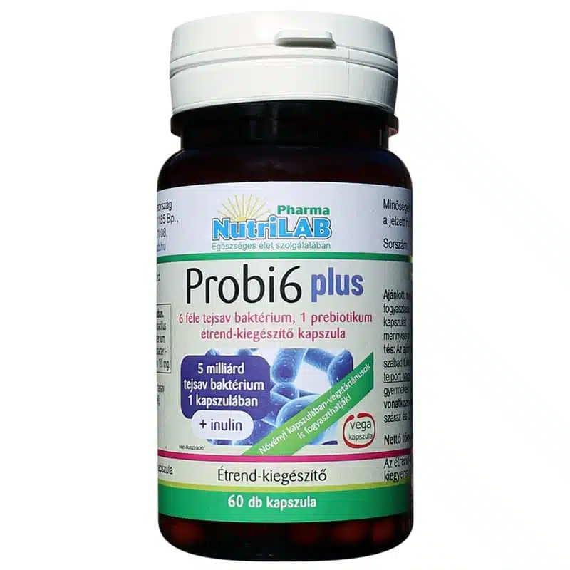 Nutrilab Probi6 Plus kapszula - 60db 1 Nutrilab Probi6 Plus kapszula - 60db