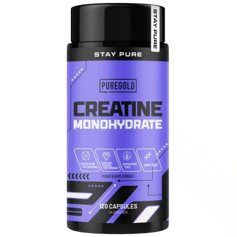 Pure Gold Creatine Monohydrate kapszula - 120db 1 Pure Gold Creatine Monohydrate kapszula - 120db