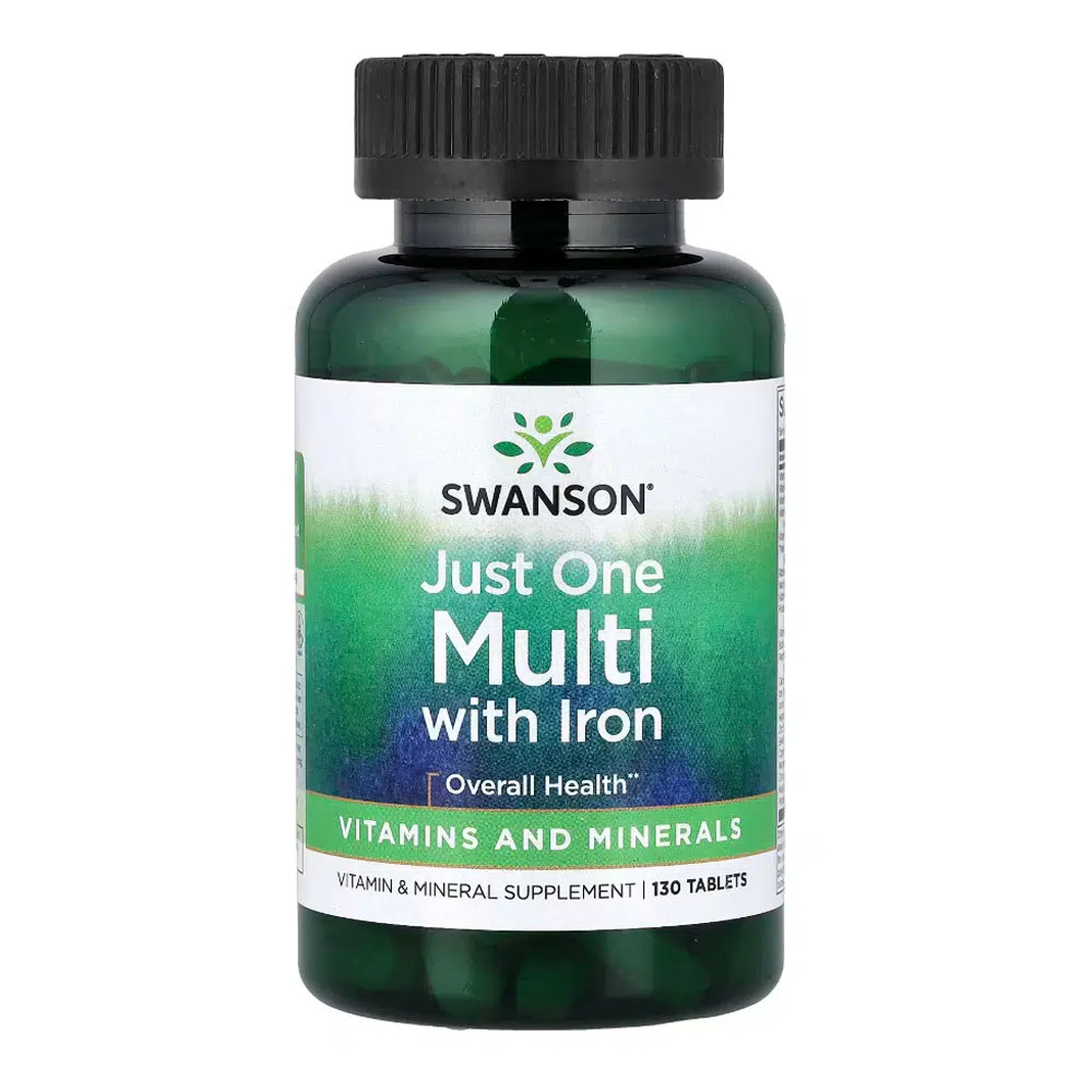 Swanson Just One Complete Multi + Vas RETARD tabletta - 130db 1 Swanson Just One Complete Multi + Vas tabletta - 130db