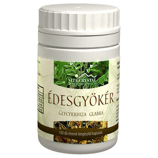 Vita Crystal Édesgyökér kapszula - 100 db 1 Vita Crystal Édesgyökér kapszula - 100 db