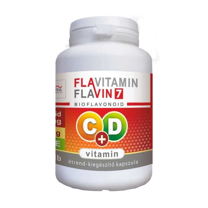 Vita Crystal Flavitamin C-vitamin 500mg + D-vitamin 2000NE kapszula – 100db 1 Vita Crystal Flavitamin C+D vitamin kapszula - 100db