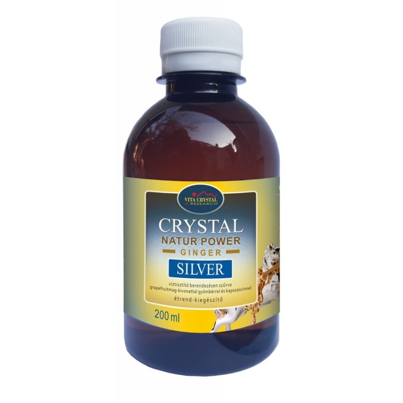 Vita Crystal Nano Silver Power Ginger - 200ml 1 Vita Crystal Nano Silver Power Ginger - 200ml
