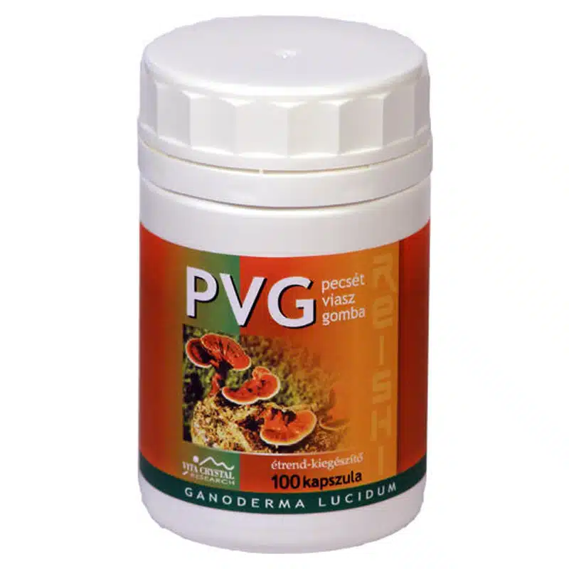 Vita Crystal PVG Pecsétviaszgomba - Ganoderma kapszula - 100 db 1 Vita Crystal PVG Pecsétviaszgomba - Ganoderma kapszula - 100 db