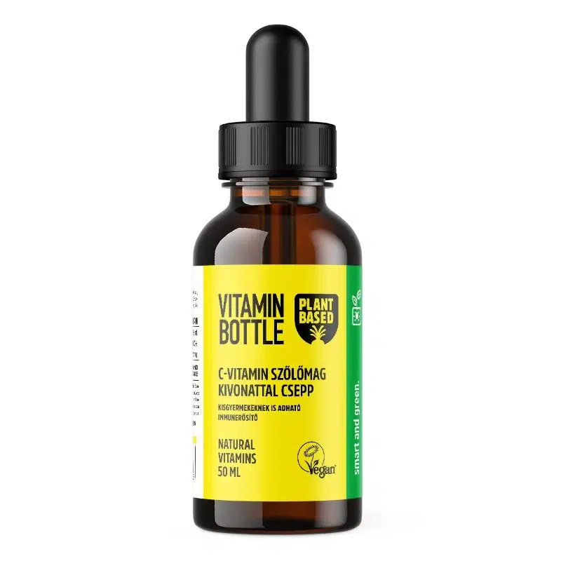 Vitamin Bottle C-vitamin Szőlőmag kivonattal csepp - 50ml 1 Vitamin Bottle C-vitamin Szőlőmag kivonattal csepp - 50ml