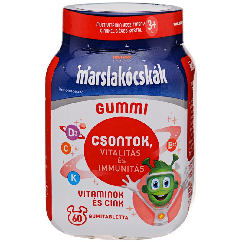 Walmark Marslakócskák Gummi vitamin - 60db 1 Walmark Marslakócskák Gummi vitamin - 60db
