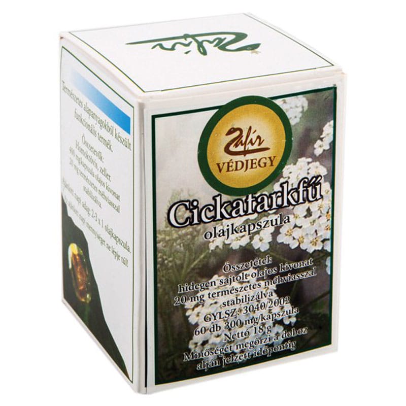 Zafir Cickafarkfű olajkapszula - 60db 1 Zafir Cickafarkfű olajkapszula - 60db