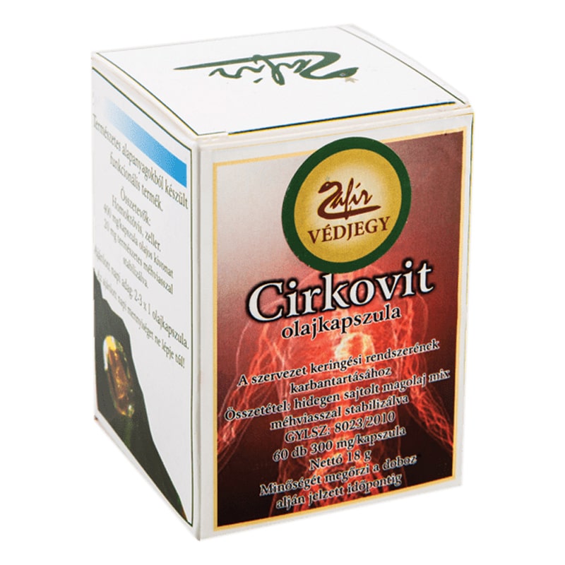 Zafir Cirkovit olajkapszula - 60db 1 Zafir Cirkovit olajkapszula - 60db