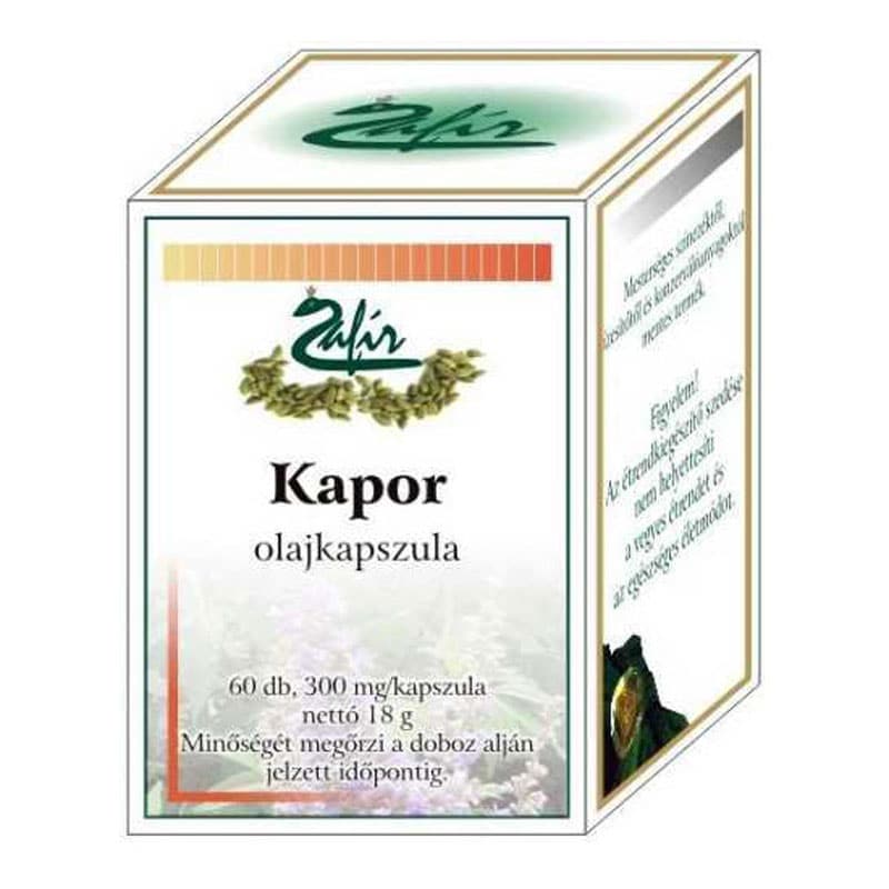 Zafir Kapor olajkapszula - 60db 1 Zafir Kapor olajkapszula - 60db