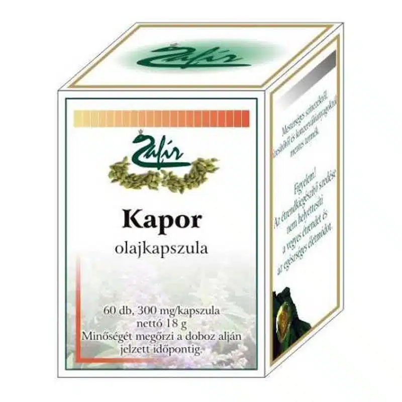 Zafir Kapor olajkapszula - 60db 1 Zafir Kapor olajkapszula - 60db