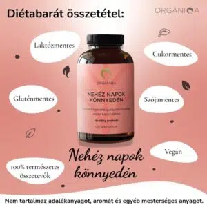 Organiqa Nehéz Napok Könnyedén kapszula - 60db - Image 2