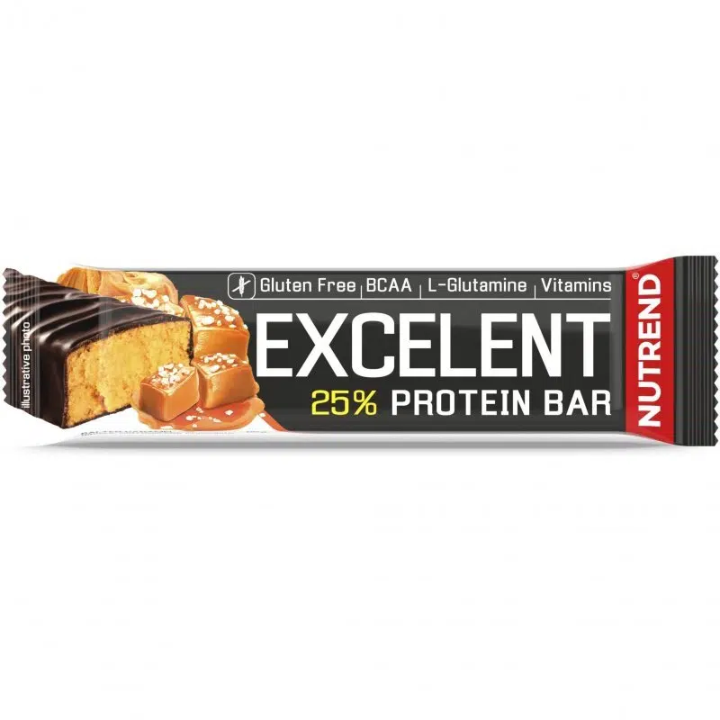 Nutrend Excelent 25% sós karamell ízű fehérje szelet - 85g 1 Nutrend Excelent 25% sós karamell ízű fehérje szelet - 85g