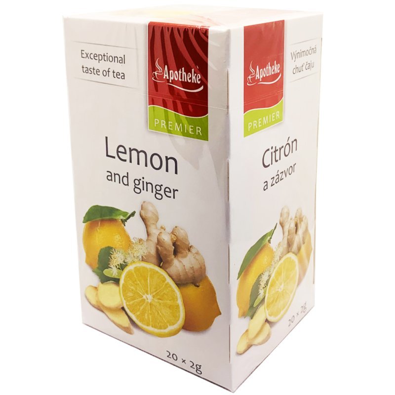 Apotheke Citrom és Gyömbér tea - 20 filter 1 Apotheke Citrom és Gyömbér tea - 20 filter