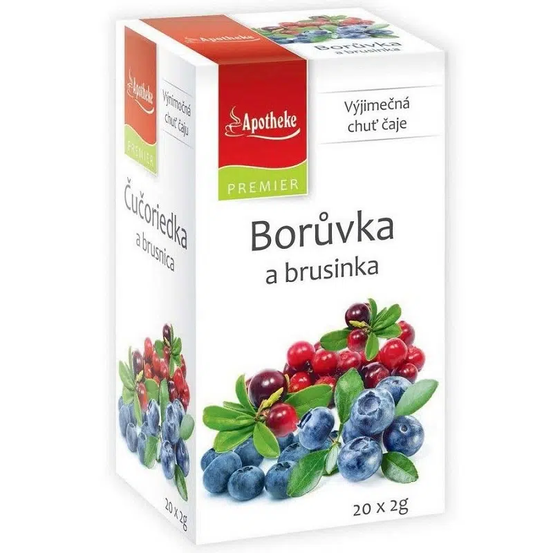 Apotheke Tőzegáfonya és kékáfonya tea - 20 filter 1 Apotheke Tőzegáfonya és kékáfonya tea - 20 filter