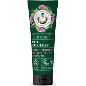 Babushka Agafia Hajhullás elleni hajmaszk erdeibojtorján- és vadkomló-kivonattal - 200ml