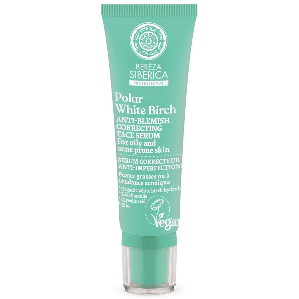Bereza Siberica Sarki Fehér Nyír Bőrkorrigáló arcszérum - 30ml 1 Bereza Siberica Sarki Fehér Nyír Bőrkorrigáló arcszérum - 30ml