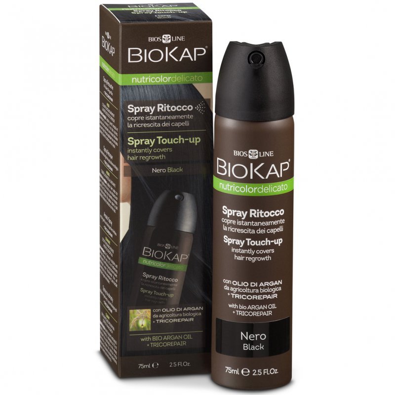 Biokap Nutricolor Hajtőszínező spray - fekete - 75ml 1 Biokap Nutricolor Hajtőszínező spray - fekete - 75ml