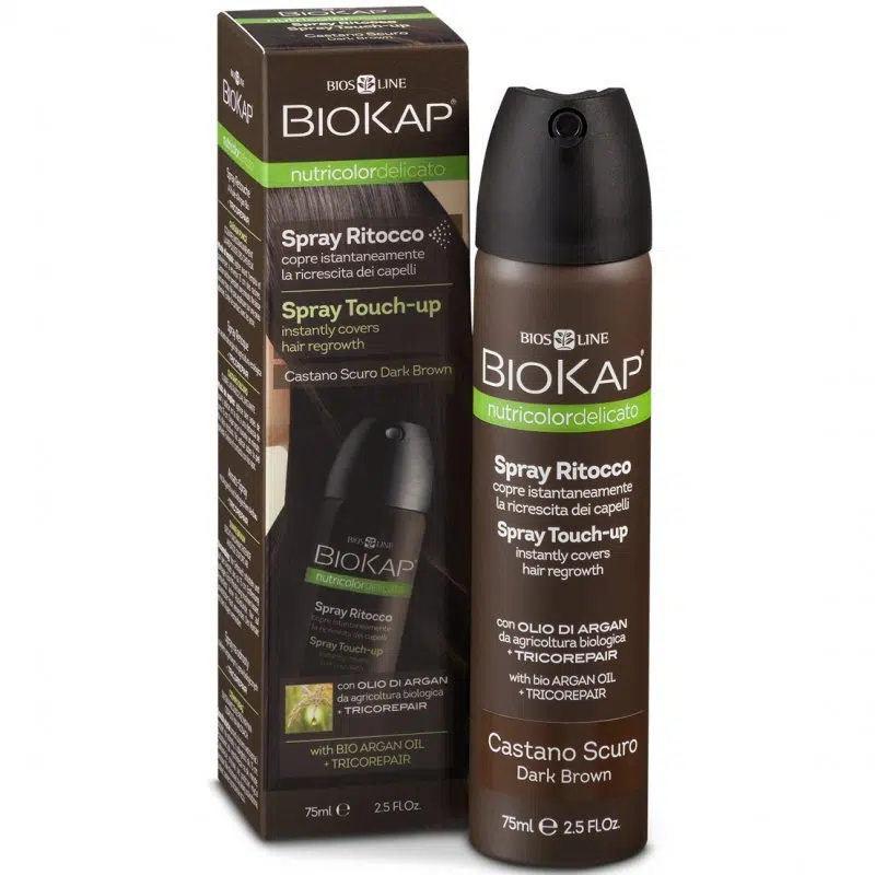 Biokap Nutricolor Hajtőszínező spray - sötétbarna - 75ml 1 Biokap Nutricolor Hajtőszínező spray - sötétbarna - 75ml
