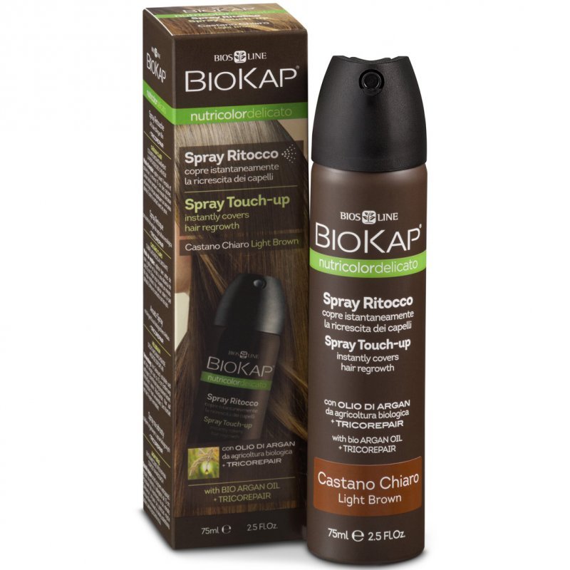 Biokap Nutricolor Hajtőszínező spray - világosbarna - 75ml 1 Biokap Nutricolor Hajtőszínező spray - világosbarna - 75ml