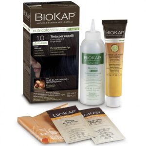 Biokap Nutricolor Rapid Tartós hajfesték Nr 1.0 fekete - 135ml