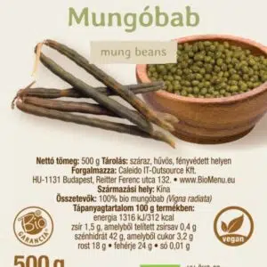 Biomenü Bio MUNGÓBAB - 500g 3 Biomenü Bio MUNGÓBAB - 500g - Image 2