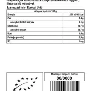 Biomenü Bio Mangó szárított - 125g 3 Biomenü Bio Mangó szárított - 125g - Image 2