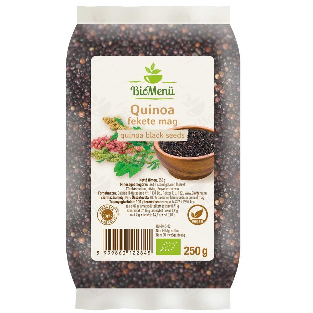 Biomenü Bio Quinoa fekete mag - 250g 1 Biomenü Bio Quinoa fekete mag - 250g